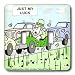 Londons Times Funny Music Cartoons - Luck Of The Irish - Light Switch Covers - double toggle switch