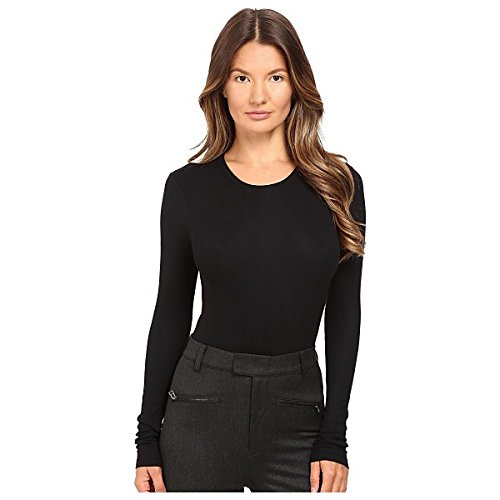 エーティーエム トップス シャツ Long Sleeve Bodysuit Black [並行輸入品]