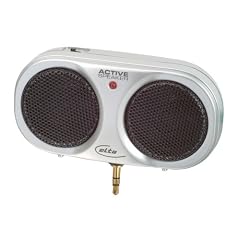 Elta LS 111 Portabler Stereo-Lautsprecher silber