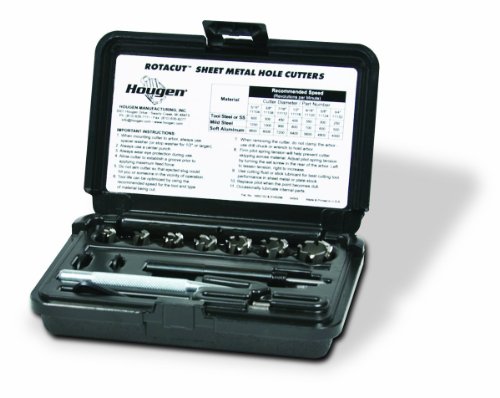 HOUGEN RotaCut Sheet Metal Annular Cutters Set - Tool Material: High speed steel Size: 5/16