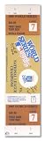 George Brett and Bret Saberhagen Dual Autographed 1985 World Series Mega Ticket with Hall of Fame 1999 and World Series MVP Inscription