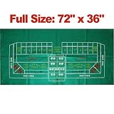 New Trademark Craps Layout 36 X 72 Inch High Quality Modern Design Beautiful Popular 41dwRUe8mzL. SL160 New Trademark Craps Layout 36 X 72 Inch High Quality Modern Design Beautiful Popular