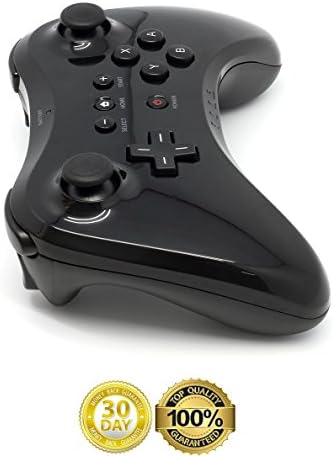 WalBak Analog Wireless Joystick Game Pad Controller for Nintendo Wii U Pro, Black