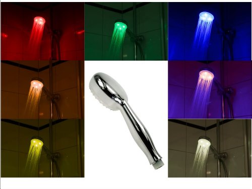 LED Duschkopf mit Farbwechsel
