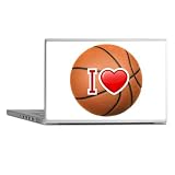 Laptop Notebook 7" Skin Cover I Love Basketball