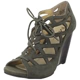 Mia Womens Tudor Gillie Lace Up Wedge
