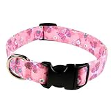 Pink Butterflies Small Designer Dog Collar