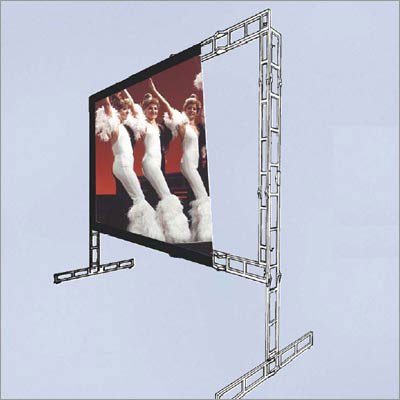 Vutec 01-PF180-318TV (Kit) Twin-Vu Porta-Fold Rear Projection Complete Screen Kit - 15' x 26' 6 HDT