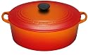 Le Creuset Cast Iron Oval Casserole, Volcanic, 27 cm