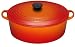 Le Creuset Cast Iron Oval Casserole, Volcanic, 27 cm