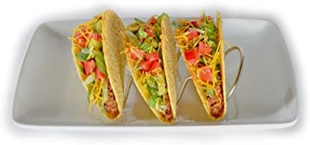 Taco Stands (Set of 3) by AVID Specialty Products-Premium Stainless Steel Taco Shell Holder-Perfect for Hotdogs, Potato Chips Bags, Veggie Wraps &amp; Tortillas-Party Accessory for Mexican Nights