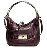 Authentic Coach Leather Kristin Spectator Convertible Hobo Bag 18287 Plum
