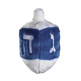 Plush Hanukkah Dreidel Dog Toy for the Jewish Holiday