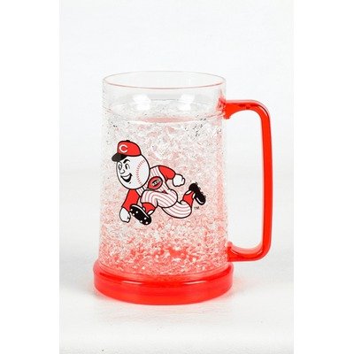 Cincinnati Reds 16 oz Plastic Crystal Freezer Mugs - Set of 4