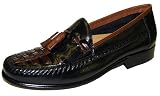 Men's Giorgio Brutini Kiltie Woven Comfortable Leather Slip On Dress Loafer Shoes
