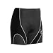 CW-X Women's Triathlon Shorts, Black/Grey Stitch, Medium