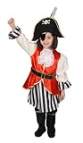 Sporting Goods : Deluxe Pirate Girl Set Costume Set - X-Large 16-18