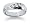 0.1 ctw. Woman's Round Diamond Wedding Band in Platinum