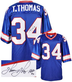 Thurman Thomas Signed Buffalo Bills Jersey - HOF 07