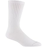Men's Crew Length White Athletic Socks 12-Pack (Wholesale Pricing) (Sizes: 10 to 13)