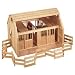 Large Wooden Horse Barn with Corral
