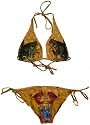 Ed Hardy Swimwear Bikini Koi Gelb