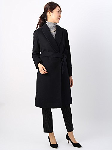 (ザ・スーツカンパニー) Littlechic/ショールカラー ラップコート ネイビー