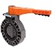 Hayward BY Series PVC Butterfly Valve with Lever Handle, EPDM Liner, 3"