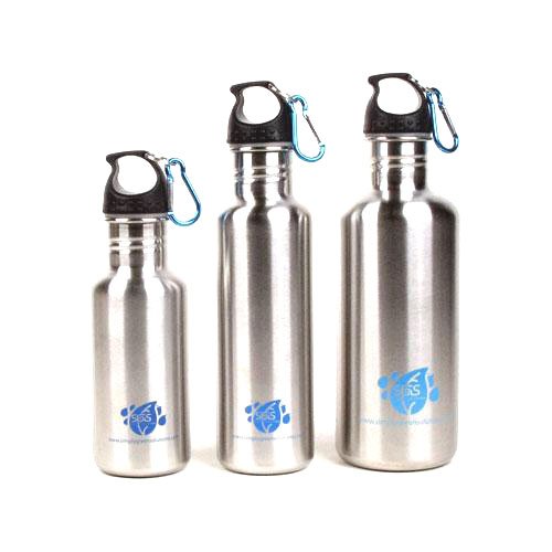 Stainless Steel Canteen Water Bottles - Set of 