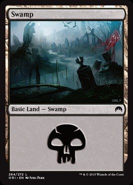 Magic: the Gathering - Swamp (264/272) - Origins - Foil