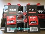 8 x Zippo Benzin + 2 x Zippo Flints + 2 x Zippo Wicks