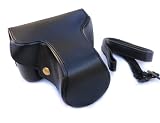 EzFoto Black Simulated Leather Case for Panasonic Lumix DMC-GX1