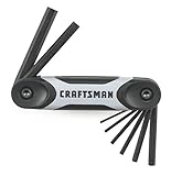 Craftsman 9-46002 Metric Dual Material Fold Up Hex Key Set, 8-Piece [並行輸入品]