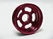 OBX Red Underdrive Crank Pulley 97-05 Hyundai Tiburon 2.0L 4cyl.