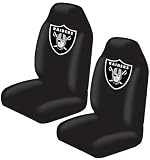 Bucket Seat Covers - NFL Football - Oakland Raiders - Pair