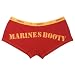 Women's Red Marines Booty Shorts