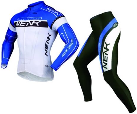 SOBIKE NENK Cycling Suits Long Jersey Long Sleeve & Tights Pants Blue-Cooree