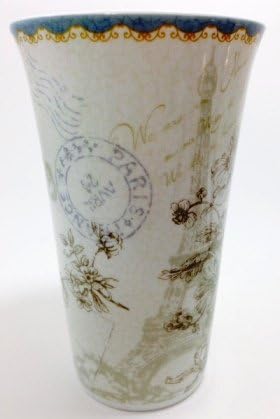 Paris Elegance Eiffel Tower Tall Latte Fine Porcelain Mug