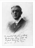 Historic Print (M): [J.M. Nye, head and shoulders portrait, facing slightly left; autographed to Asst. Secre