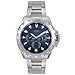 GUESS? Men's U10009G2 Stainless Steel Blue Dial Watch