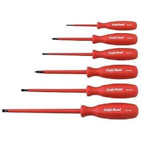 Electrician-Grade Insulated Screwdriver Set - 6-Pc.