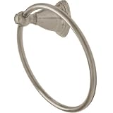 Satin/Brushed Nickel Towel Ring/Holder w/Bishop Mount