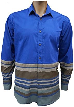 Luchiano Visconti Designer Button Up Shirt "HAPPY" (XXL)
