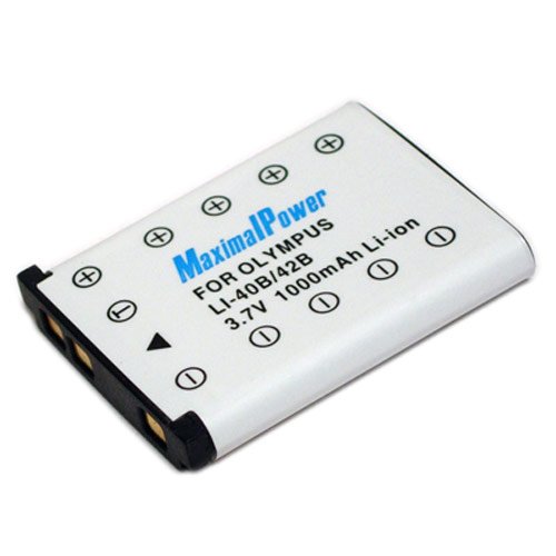 Maximalpower DB OLY LI40B/42B Rechargeable Li-Ion Battery for Olympus Li-40B,Li-42B, Kodak KLIC7006,FUJI NP45, Nikon EN-EL10,Pentax D-Li63