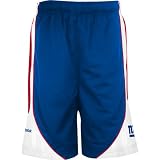 Reebok New York Giants Boys (4-7) Court Short Kids 5-6 Medium