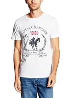 Vinson Polo Club Camiseta Manga Corta Caine (Blanco)