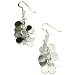 Sterling Silver Discs on Gypsy Drop Earrings