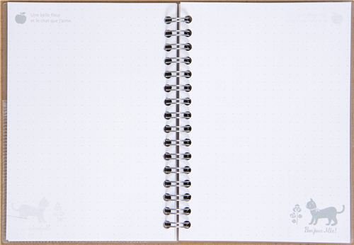 Imagen 3 de Cuaderno de Anilla del Gato Negro con Rosas de Japón