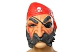 Skull and Crossbones Pirate Halloween Costume Face Mask 07-US