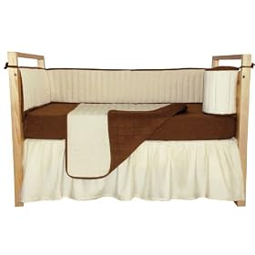 Tadpoles Organic Waffle Weave 4piece Crib Set